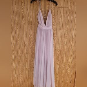 Aliki Plunging Neckline Maxi Dress